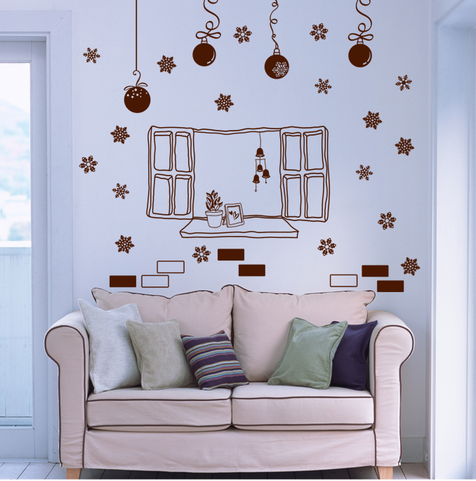 창밖에 눈이 내리면